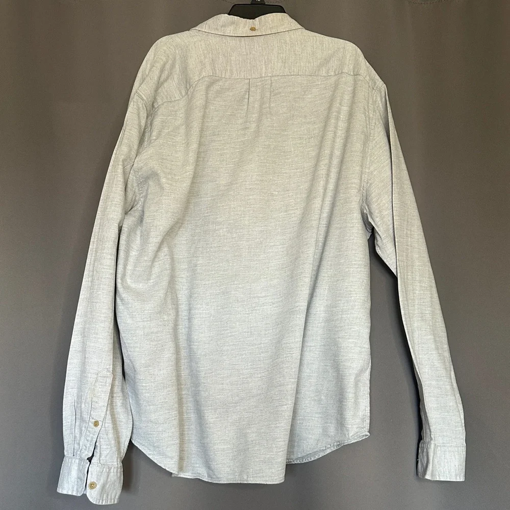 J. CREW Light Gray Button-Down Shirt